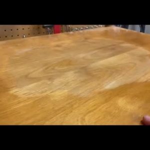 gray woods stained vintage coffee table